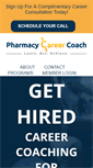 Mobile Screenshot of pharmacycareercoach.com